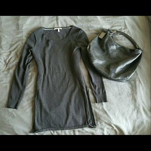 Sweater Gray Bodycon Dress