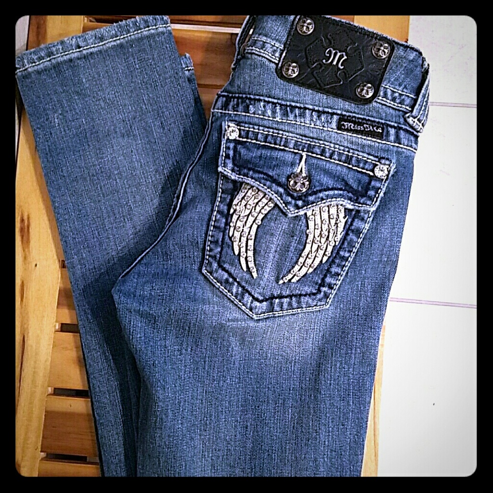 Miss Me Wings Skinny Jeans