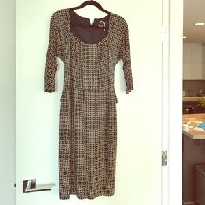 David Meister midi dress - super flattering cut.