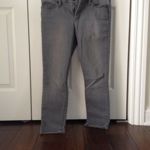 Gray skinny jeans