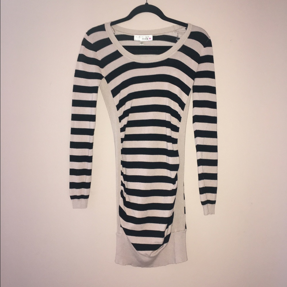 Striped Fitted Women's Dress