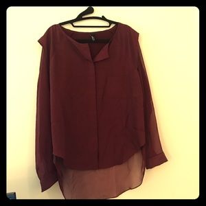 Maroon Blouse