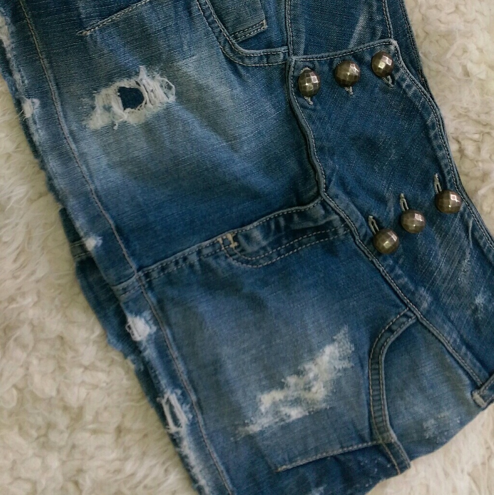 Vintage Jean mini skirt