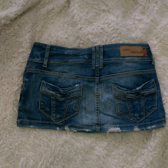 Vintage Jean mini skirt - Picture 3 of 7