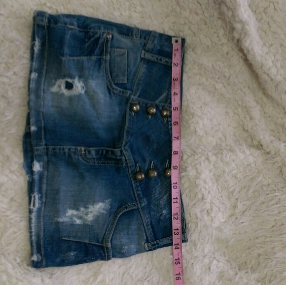 Vintage Jean mini skirt - Picture 5 of 7