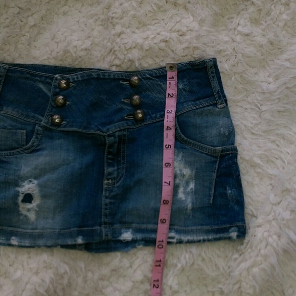 Vintage Jean mini skirt - Picture 6 of 7