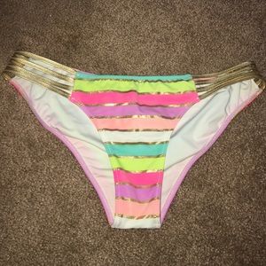 Colorful Pink Victoria Secret Bottom