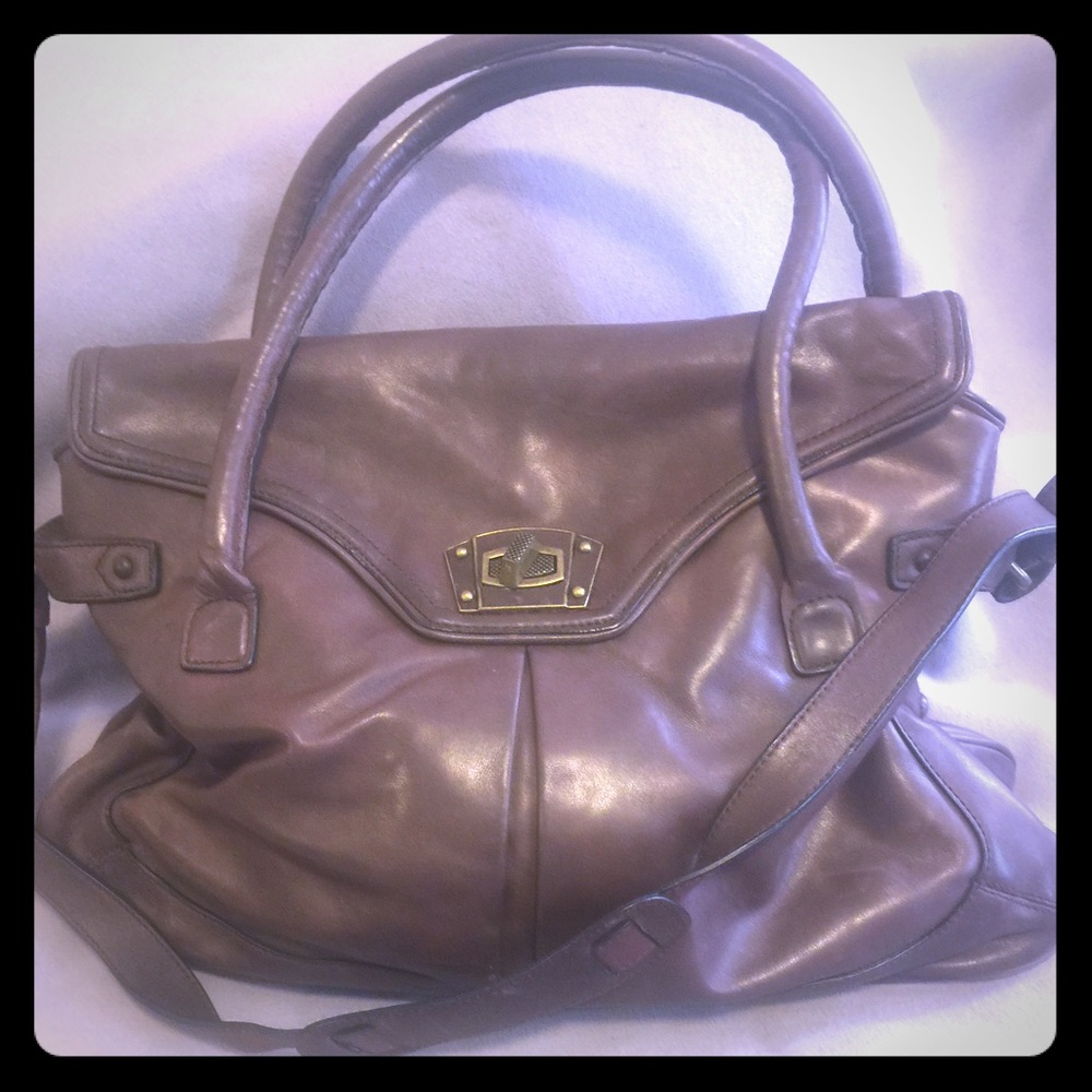 Ann Taylor leather satchel