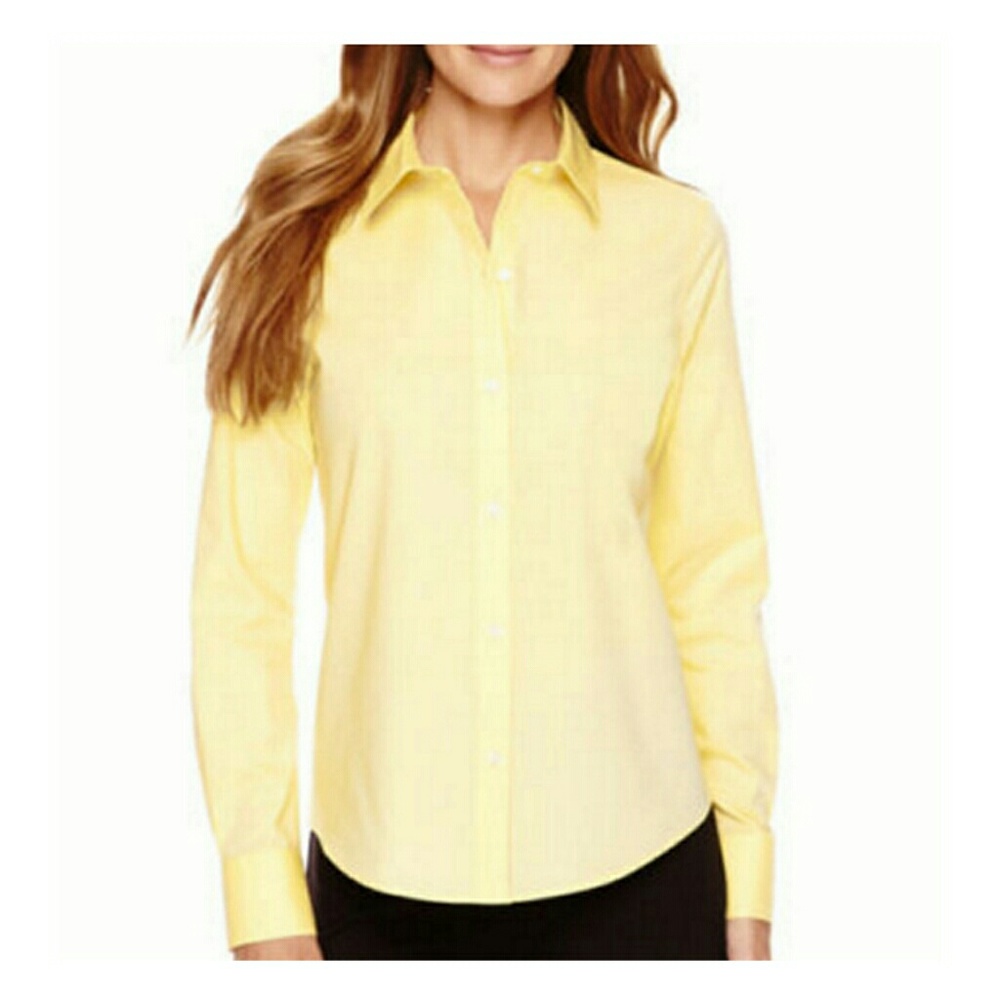 Yellow Button Up Shirt