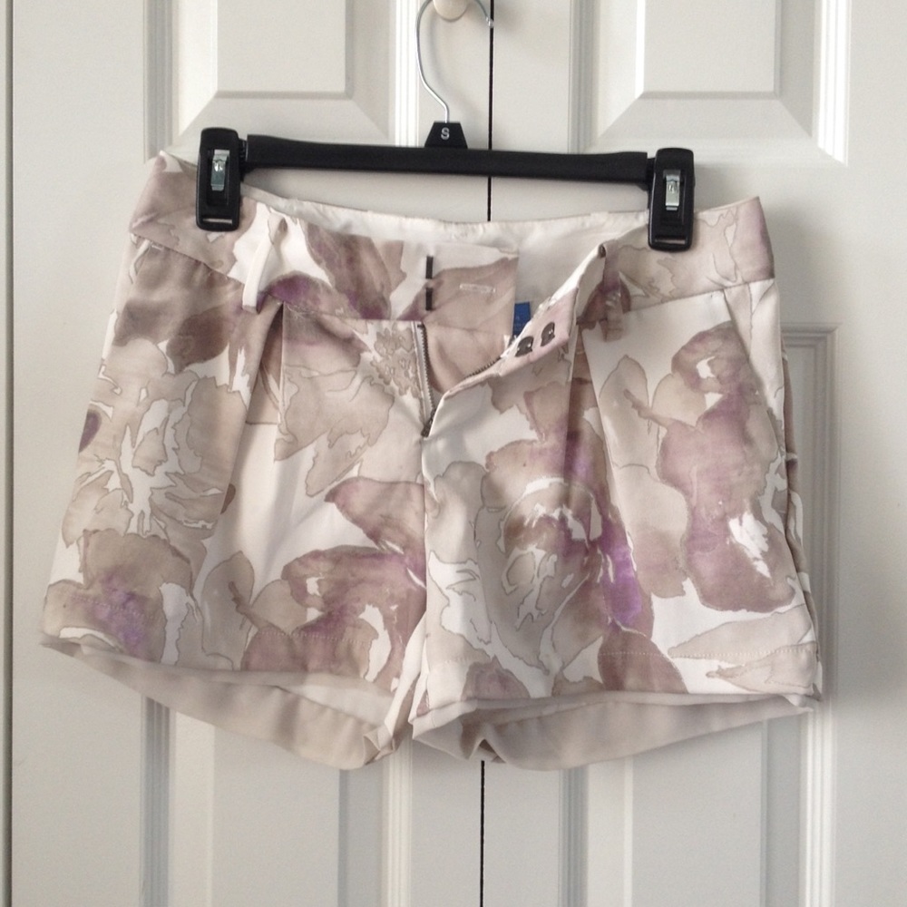 Floral shorts by Vera wang