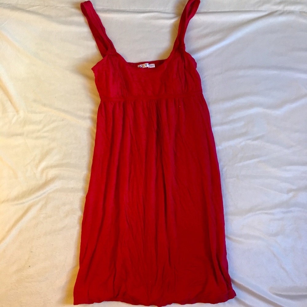 Red Roxy Sundress, Size Large