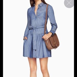BCBG Chambray Shirt Dress