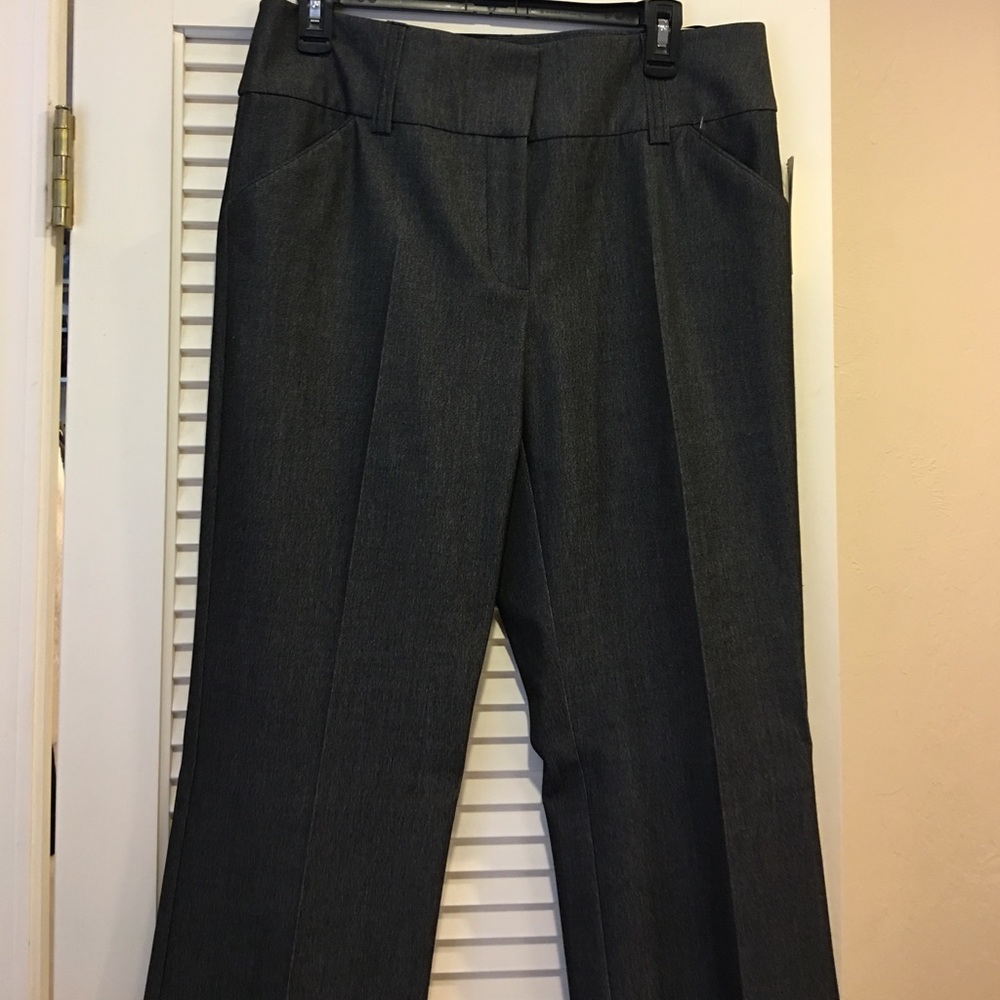INC International Charcoal wide leg trousers