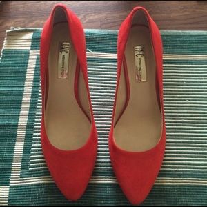 Tangerine high heels