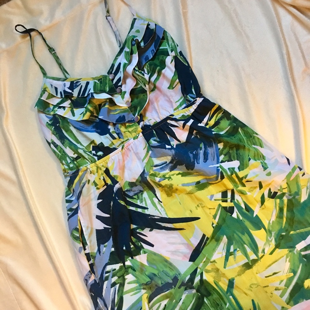 Tropical Billabong Sundress, Size Large