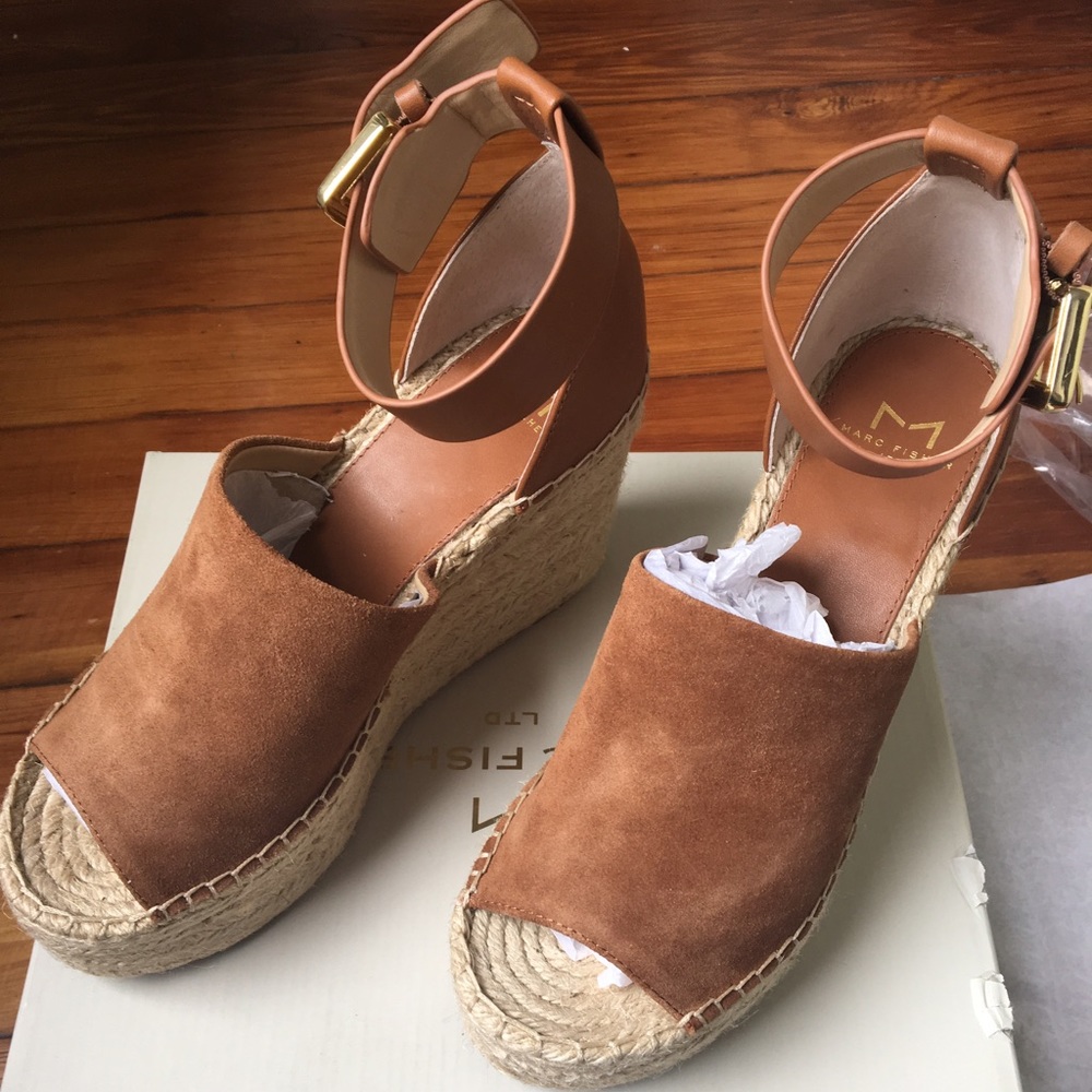 Marc Fisher Adalyn Espadrille Wedge Size 7.5