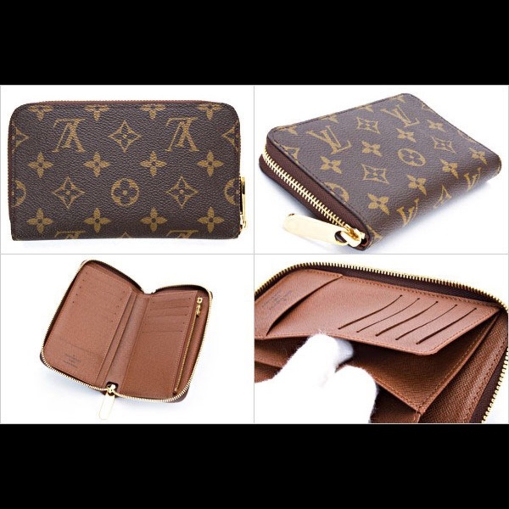 Authentic Louis Vuitton Monogram Zippy Wallet