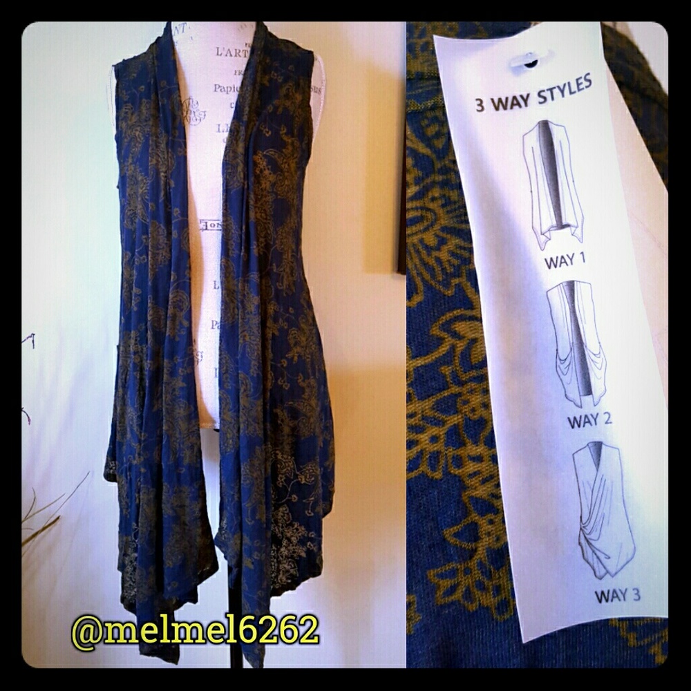 Sleeveless 3Way Vest