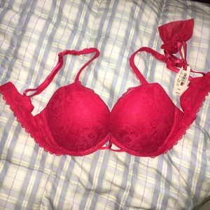 Bombshell Red Lace Victoria's Secret Bra