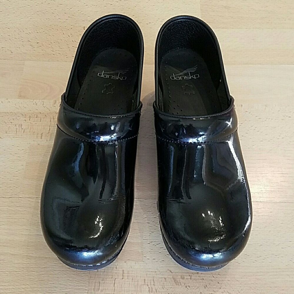 Dansko black clogs, size 39