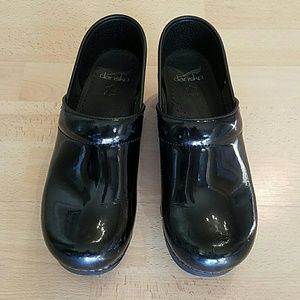 Dansko black clogs, size 39