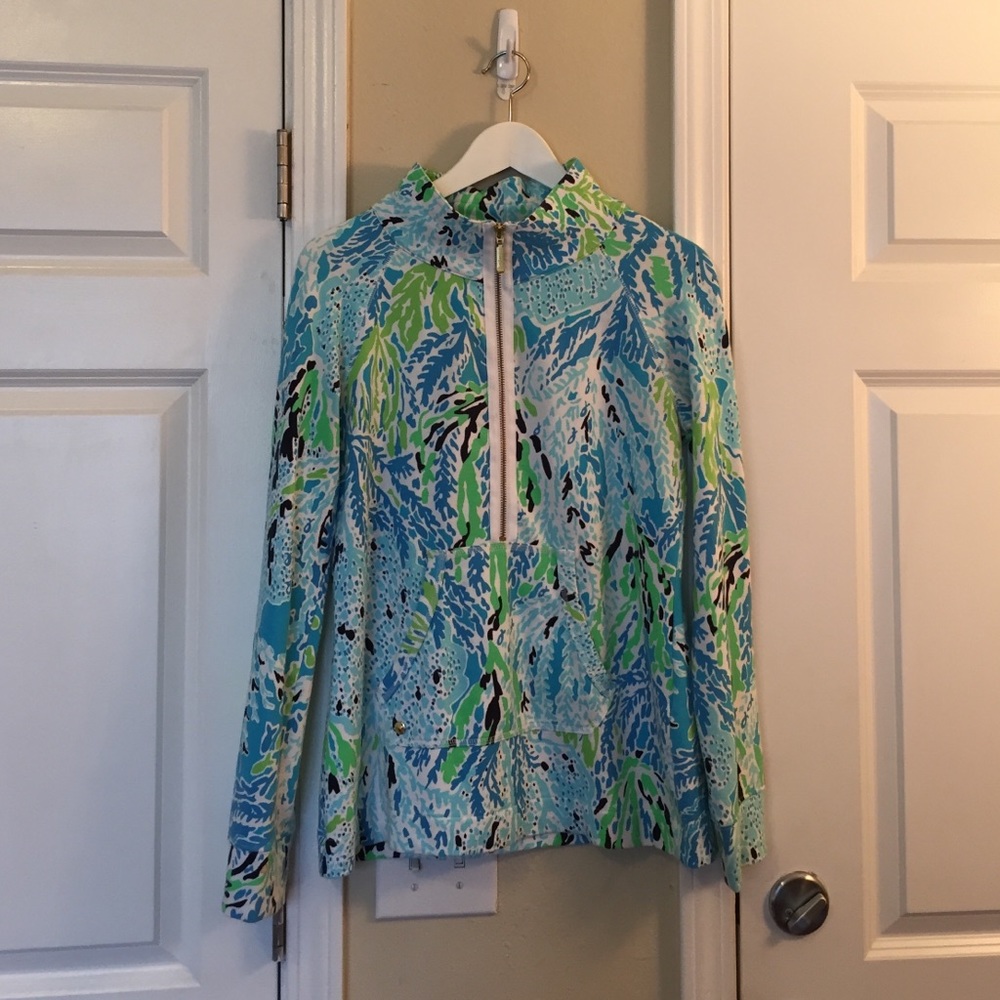 Lilly Pulitzer Blue Let's Cha Cha Popover