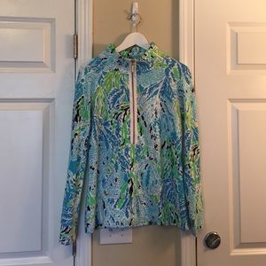 Lilly Pulitzer Blue Let's Cha Cha Popover