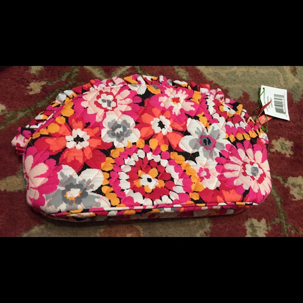 Vera Bradley Large Ruffle Cosmetic Bag