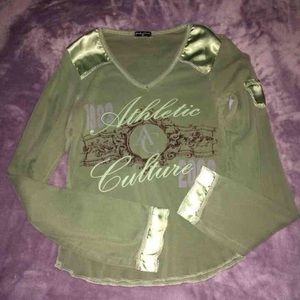 Size M long sleeve shirt, gently used