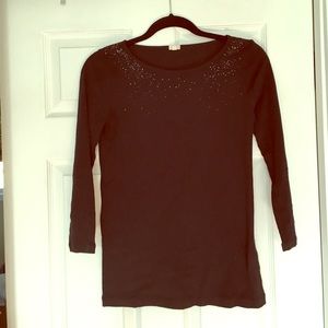 J. crew sparkle tee