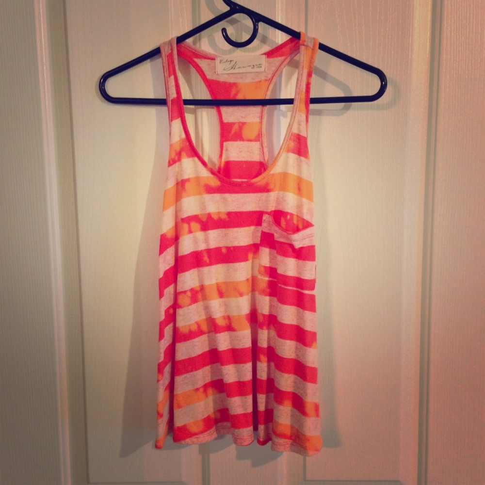 Pink n Orange Summer Tank