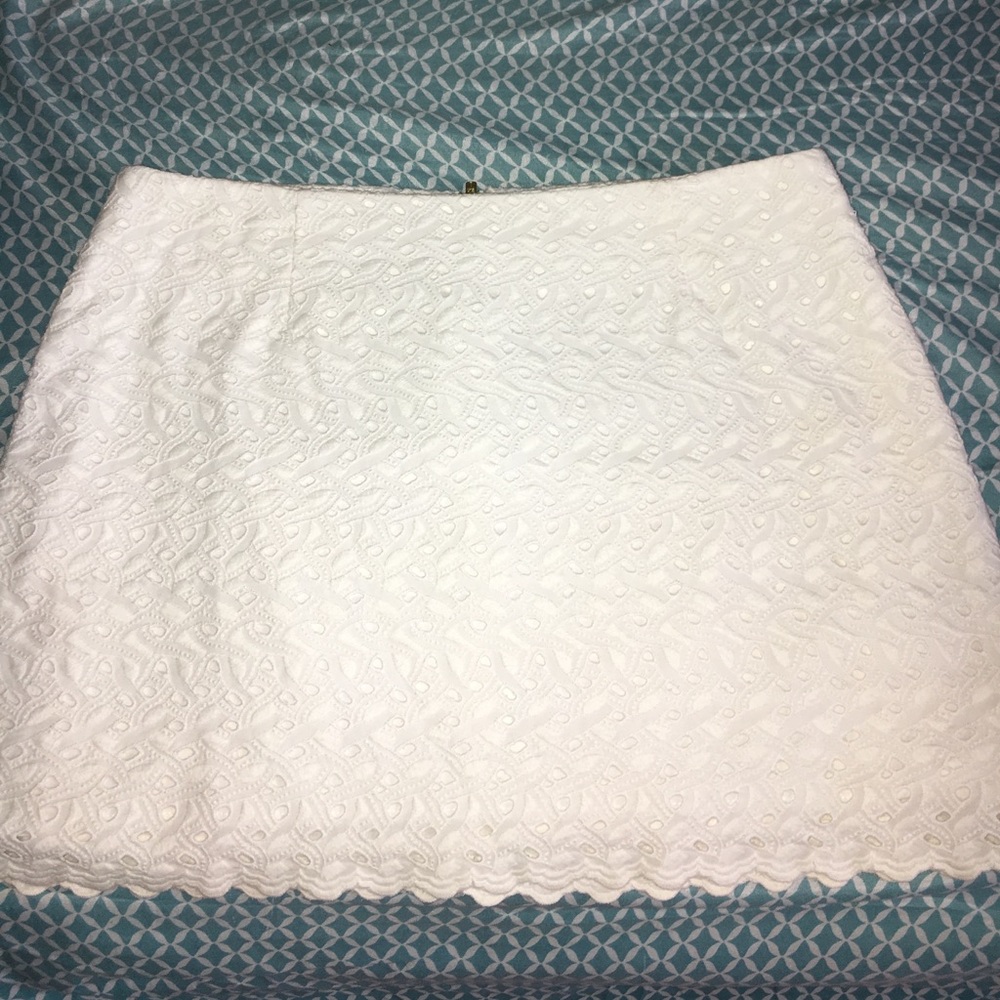 Lilly Pulitzer White Skirt