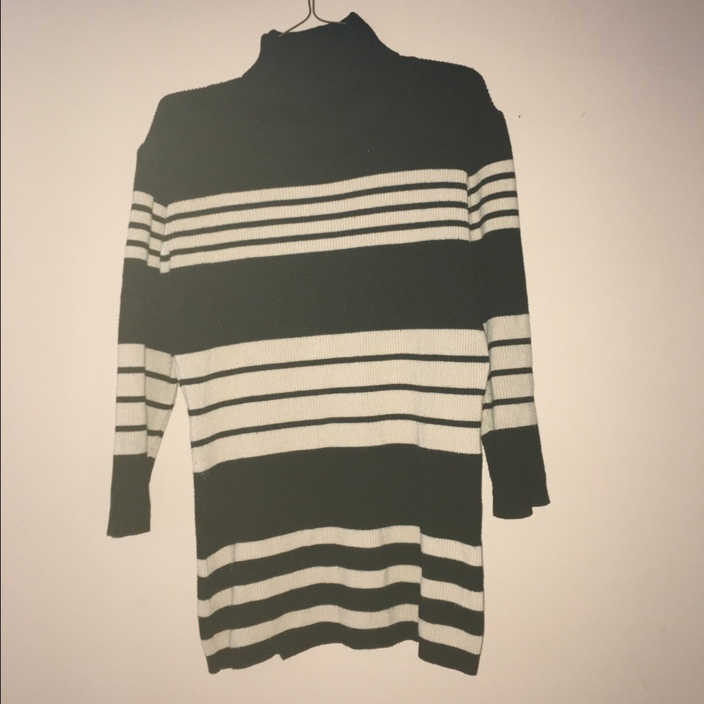 Striped Women's Turtleneck