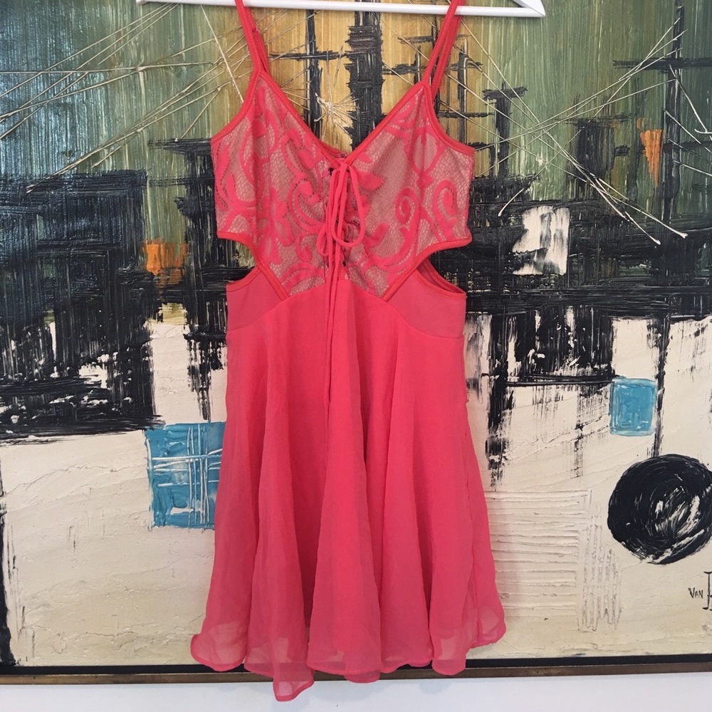 Strap mini dress