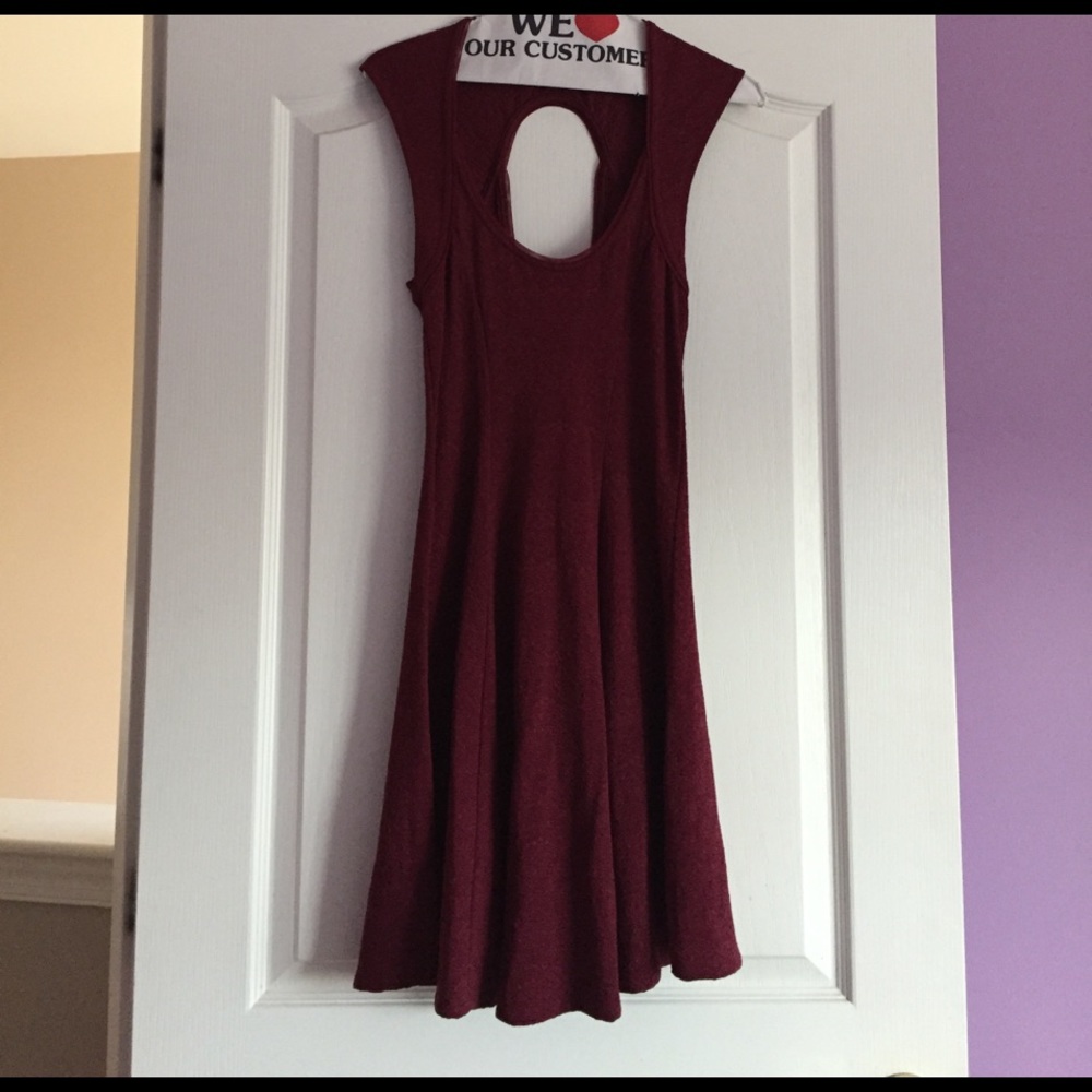 Maroon Dress