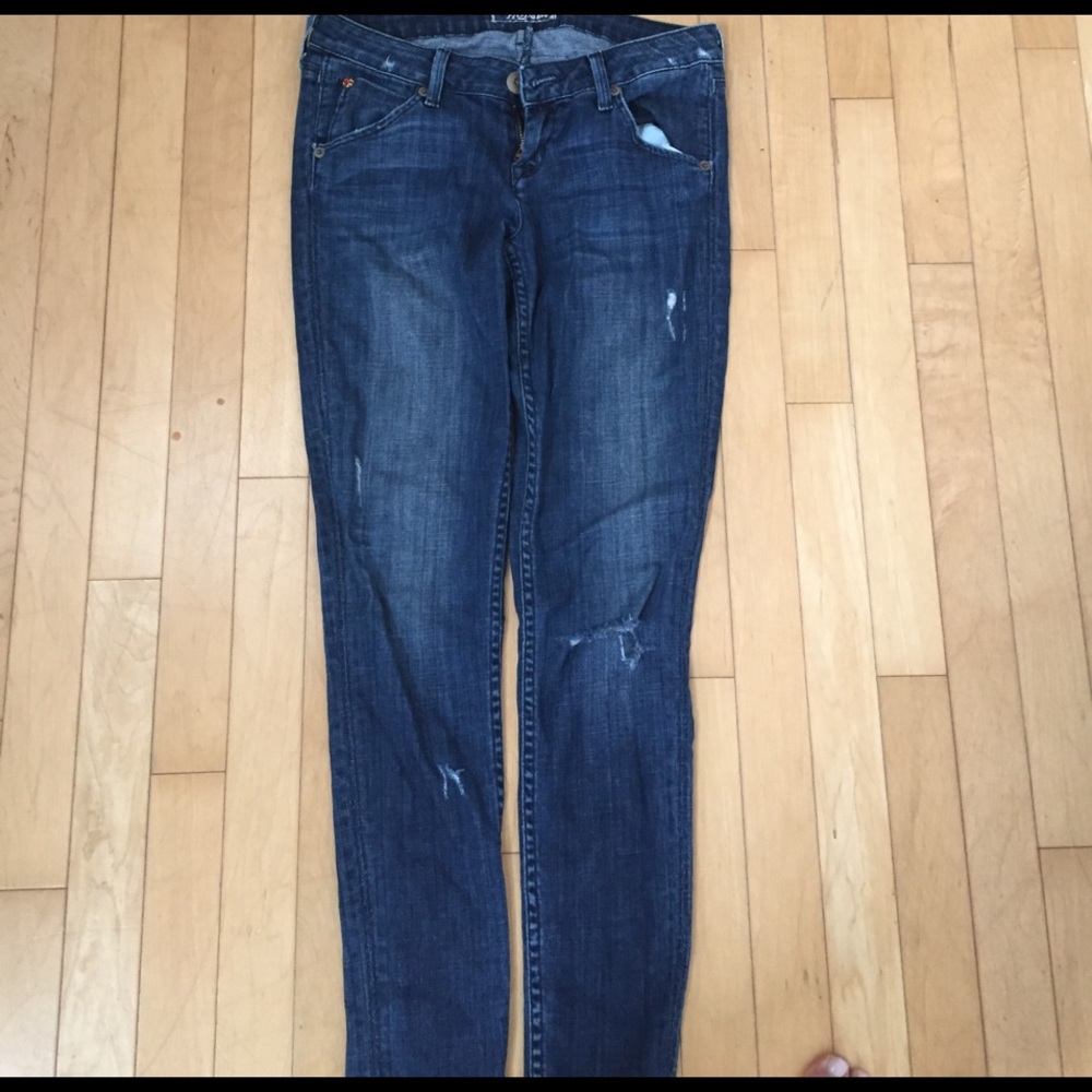HUDSON skinny ankle distressed jeans size 26