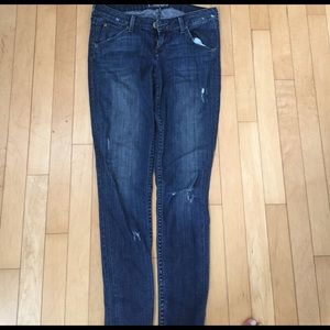 HUDSON skinny ankle distressed jeans size 26