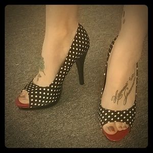 Polka Dot Heels