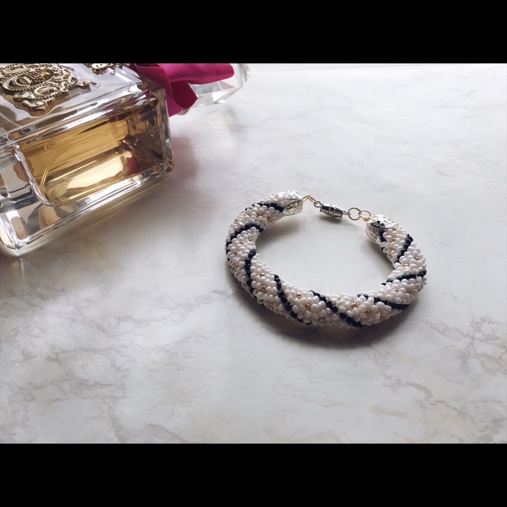 Hand beaded bracelet