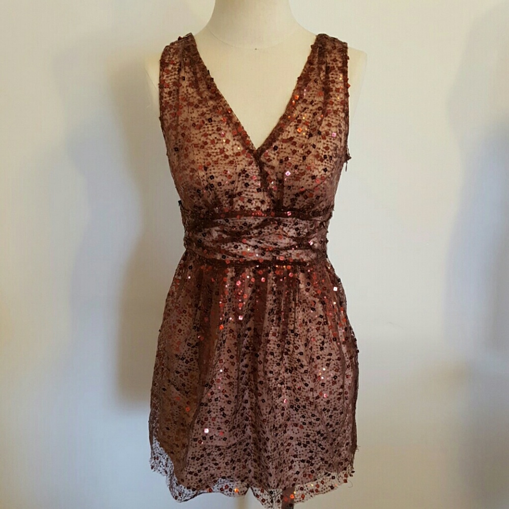 Sequin mini dress