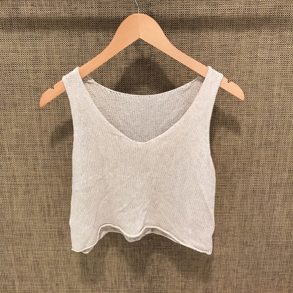 Brandy Melville USA Knit Crop Top
