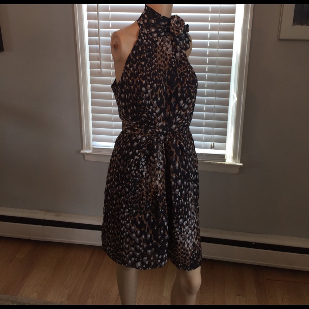 Silk Trina Turk Halter Dress