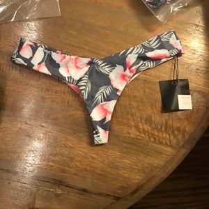Stone Fox Swim Tucker bikini bottom in Flor Gitano