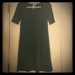 Olive green dress