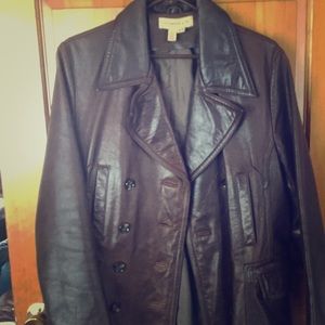 Colebrook & co. Med. Leather Jacket Brown