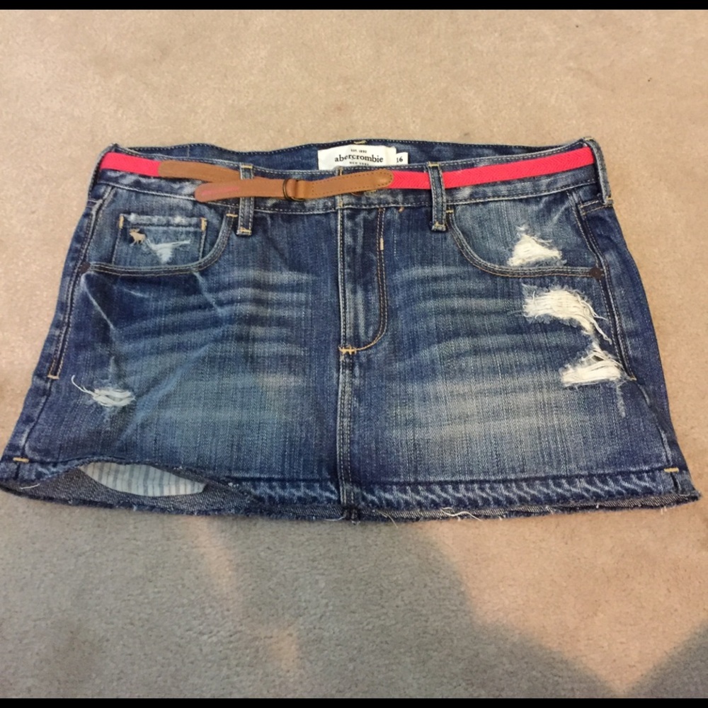 Abercrombie kids jeans skirt