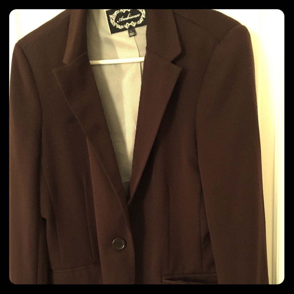 Brown blazer