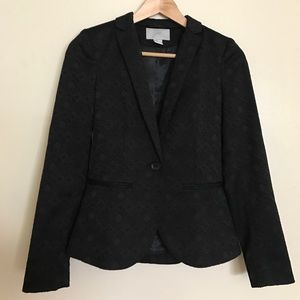 H&M patterned skinny blazer