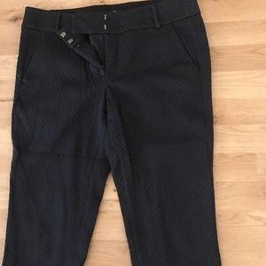 LOFT Marisa navy skinny ankle pants