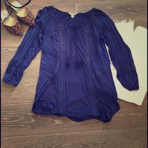 Lucky Brand Peasant Blouse